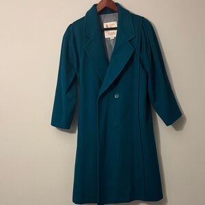 London Fog Deep Teal Trench Coat
